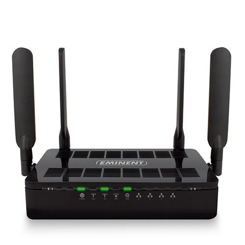 Eminent EM4720 - Draadloze router - 4-poorts switch - GigE - 802.11a/b/g/n/ac - Dual Band