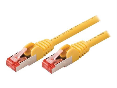 Valueline VLCP85221Y10 Câble de réseau Cat6 S / ftp Rj45 (8/8) Mâle - Rj45 (8/8) Mâle 1,00 M Jaune