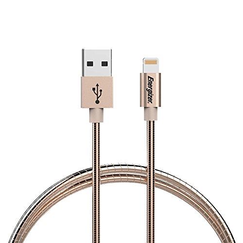 Energizer câble lightning 1,2 m pour iphone universel lightning or