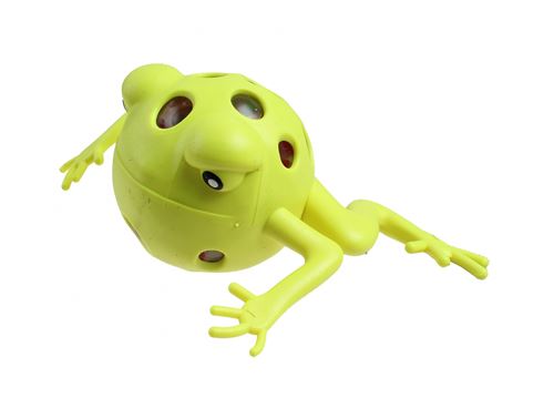 Jonotoys stressball grenouille 9 cm jaune