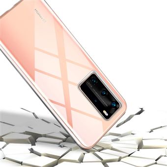 Protection Intégrale Pour Huawei P40 : Verre Trempé + Coque Silicone Transparente Antichoc – Neuf