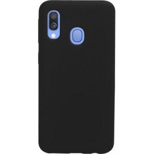 Bigben Connected - Achterzijde behuizing voor mobiele telefoon - zwart - voor Samsung Galaxy A40