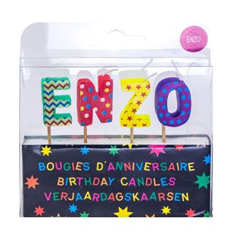 Bougies D Anniversaire Prenom Enzo Achat Prix Fnac Bougies D Anniversaire Prenom Enzo Achat Prix Fnac
