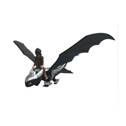 SPIN MASTER Figurines avec armure Dragons Noir Spinmaster