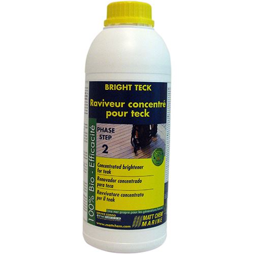 BRIGHT TECK - Raviveur concentré teck et bois exotiques - bidon de 1 litre