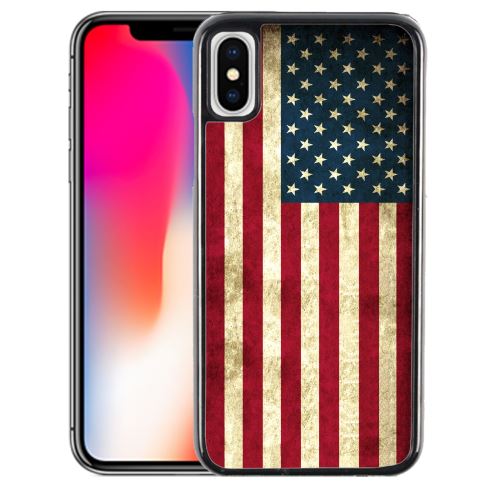 Coque pour iPhone XS drapeau usa