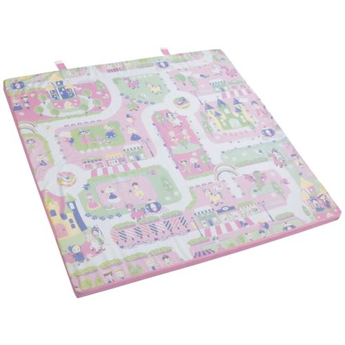 Matelas de jeu 2 parties Roba collection 'Princesse' - Rose