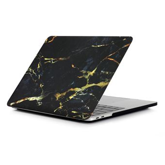 Skin Itsaskin Pour MacBook Air 13″ – Noir Marbre Granit Blanc, Vinyle Décal