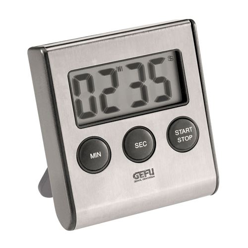 Minuteur numérique - Gefu - Argent - Inox