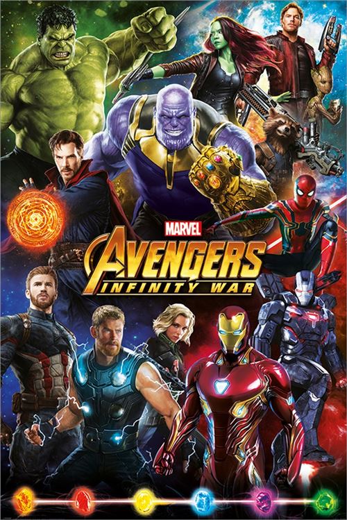 The Avengers Maxi Poster 61 x 91,5 cm Infinity War Characters