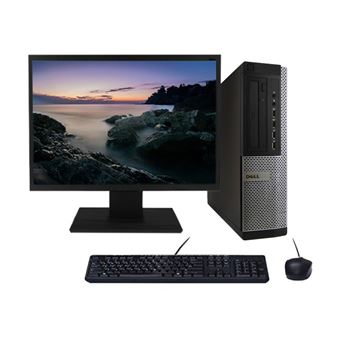 PC Dell Optiplex 9010 DT i5-2400 3.10GHz 8Go/240Go SSD Wifi W10 + Ecran 19 - 1