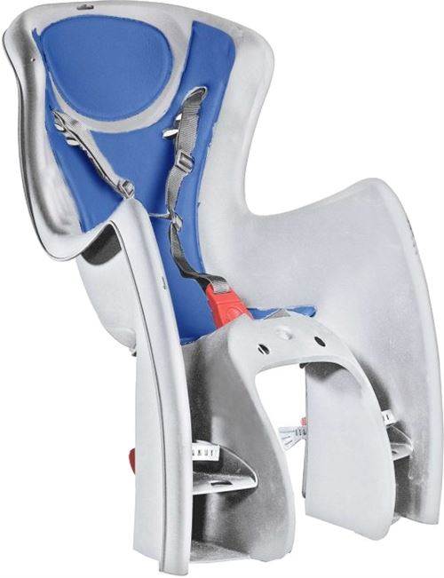 OK Baby siège de vélo derrière argent / Bodyguardbleu