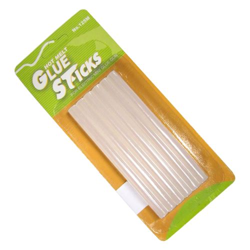 Bâtons de colle thermofusible en silicone 8 mm 12 unités