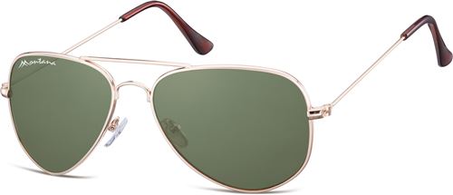 Montana lunettes de soleil unisexe cat.3 or/vert (S94E)