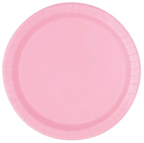 Haza Original assiettes de fête 18 cm 8 pcs rose
