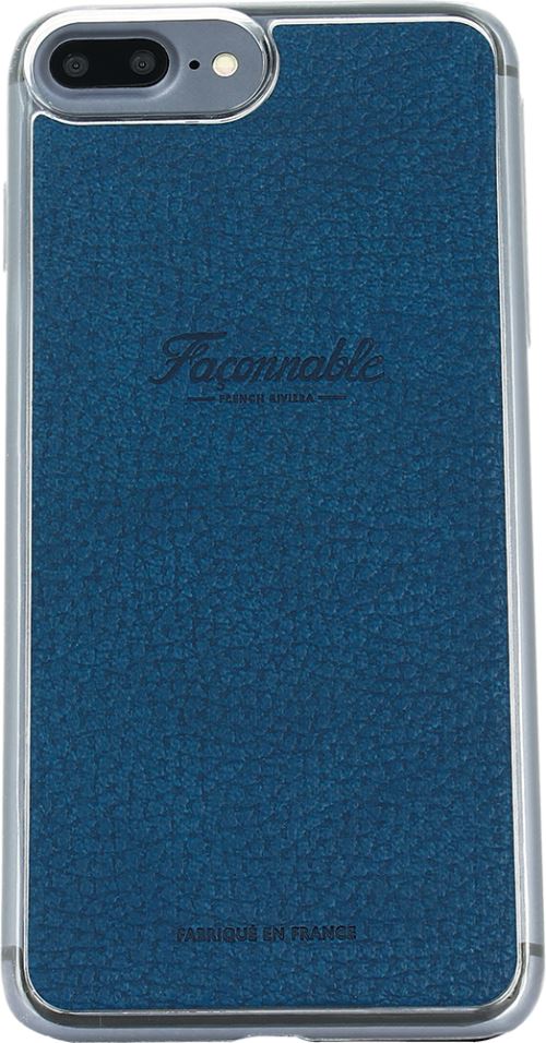Coque rigide Façonnable bleue pour iPhone 6 Plus/6S Plus/8 Plus