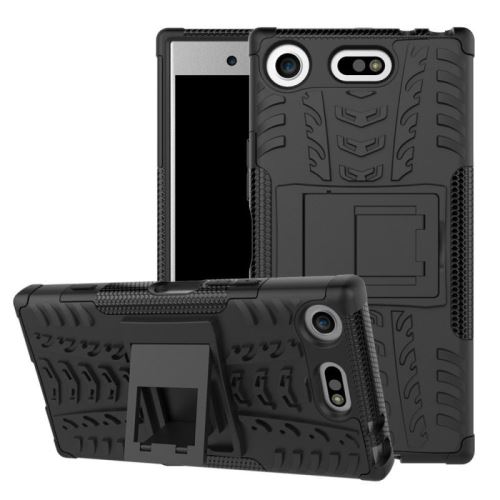 Housse Sony Xperia XZ1 Compact Coque Etui Protection Renforcé TPU (2 en 1) Hybride Antichoc Armor [Advansia]