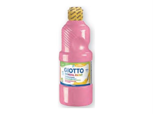 GIOTTO SCHOOL - Peinture - peinture à tempera - rose - extra-fine - 500 ml