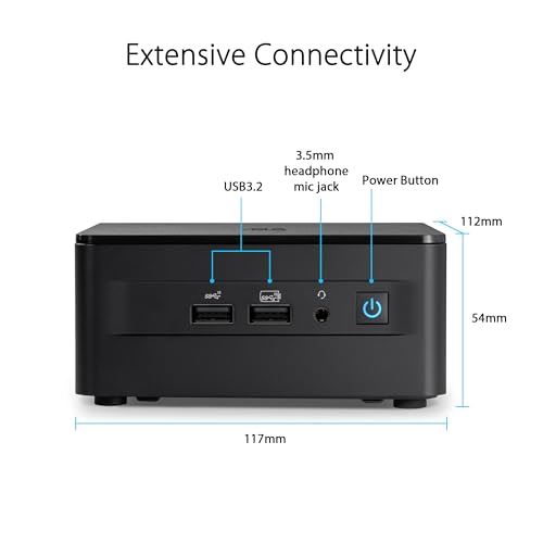 ASUS Rnuc13anki500000i barebone intel core i5-1340p kit l6 no cord 90AR0031-M00060 