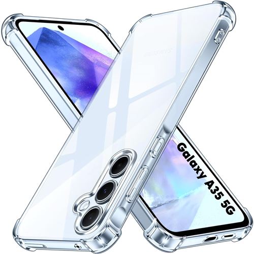 Coque pour Samsung Galaxy A35 5G - Antichoc Protection TPU Souple Transparent Phonillico®