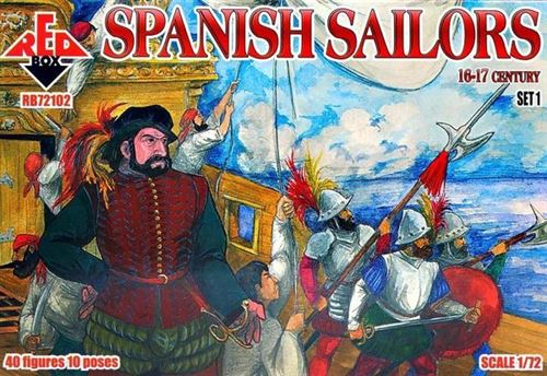 Spanish Sailors, 16-17th Century - 1:72e - Red Box