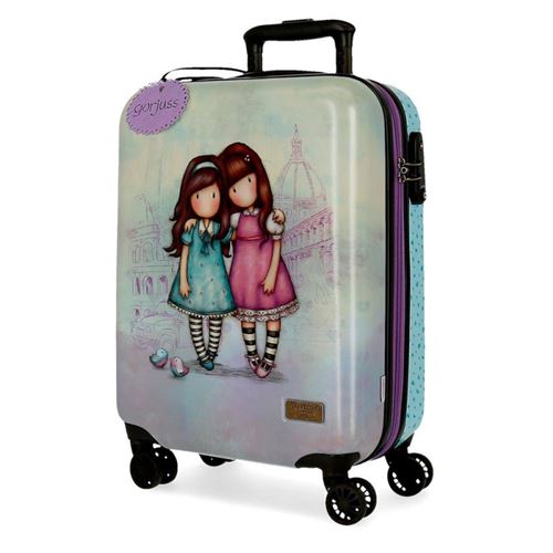 Valise cabine fille GORJUSS Friends walk together - bleu 8457