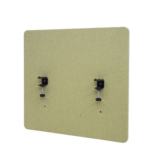 Paroi de séparation acoustique MENDLER HWC-G75 tissu 65x60cm vert