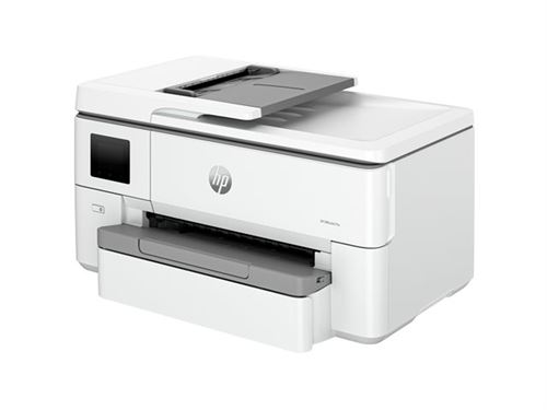 HP Officejet Pro 9720e Wide Format All-in-One - Multifunctionele printer - kleur - inktjet - A3/Ledger (297 x 432 mm) (origineel) - A3 (doorsnede) - maximaal 18 ppm LED - maximaal 22 ppm (printend) - 250 vellen - USB 2.0, LAN, Wi-Fi(ac), Bluetooth - cemen