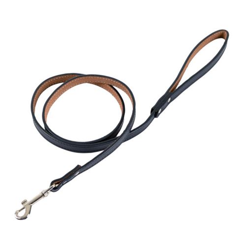 Comparer les prix de Laisse pour Chien en Cuir de Vache "Véritable" 120cm Noir