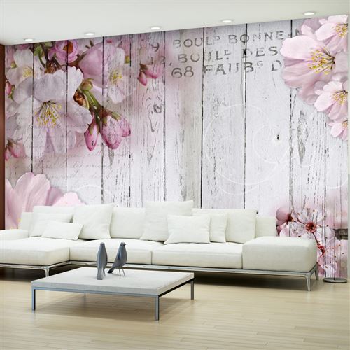 Papier peint - Pommiers en fleurs 147x105 -