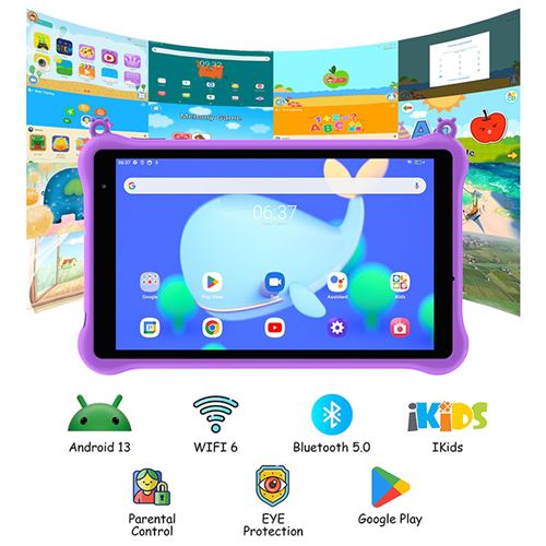 45€ sur Blackview Tab 3 Kids Tablette Enfants Android 13 7 60HZ