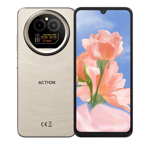 Smartphone IIIF150 Action A5Pro : 6.88 ,8Go+256Go+2To, 5100mAh, Android 15,Empreinte digitale, Dual SIM 4G,Téléphone Portable-207g