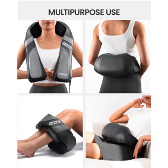 Masseur cervical shiatsu, appareil de massage pour cou épaules et dos avec chauffage