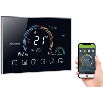Thermostat numérique intelligent pour CV WiFi Avec passerelle Avec