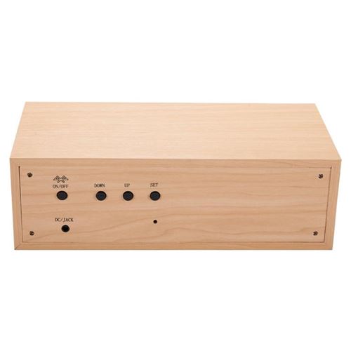 Yonis Enceinte sans fil Bluetooth - Beige - Bois