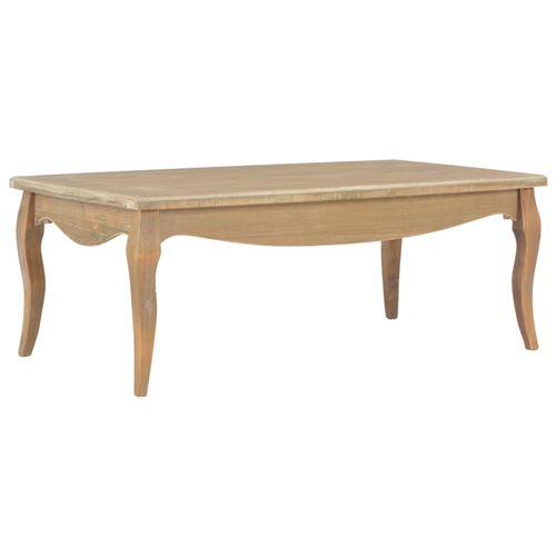 vidaXL Table basse 110 x 60 x 40 cm Bois de pin massif