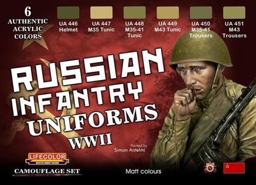 Russian Infantry Uniforms, Wwii - Lifecolor