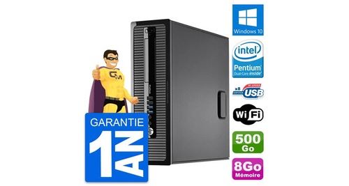 PC HP Prodesk 400 G1 Sff Intel G3220 Ram 8Go Disque Dur 500Go Windows 10 WiFi