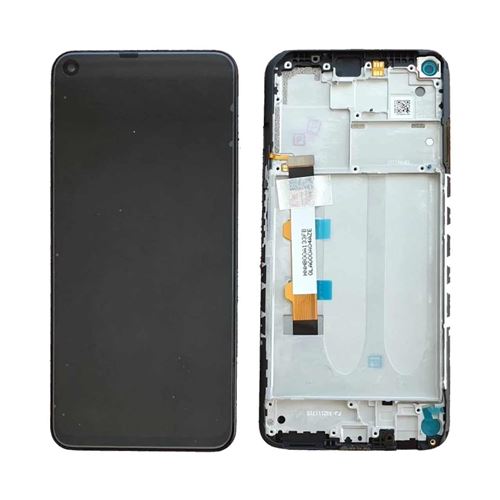 Original Ecran LCD Vitre tactile Noir Assemblés Sur Châssis Pour Xiaomi Redmi Note 9T