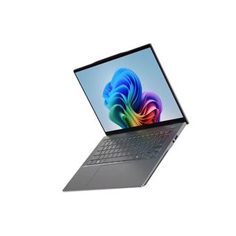 Acer Swift 14 AI SF14-51 - Conception de charnière à 180 degrés - Intel Core Ultra 7 - 256V / jusqu'à 4.8 GHz - Evo - Win 11 Home - Intel Arc Graphics 140V - 16 Go RAM - 1.024 To SSD NVMe - 14" OLED 1920 x 1200 - Wi-Fi 7, Bluetooth - gris acier - clav