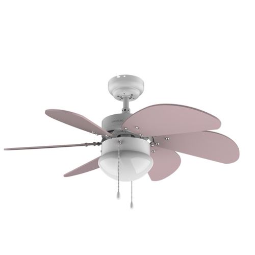 Ventilateur de plafond Cecotec EnergySilence 3600 Vision Purple Lilas, Lampe, 92cm diamètre