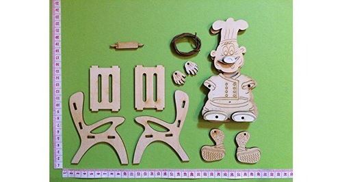 Petra s tkh57gto-news a pour travaux kit de bricolage de cuisson, articulé sur chaise de jardin avec rouleau à pâtisserie