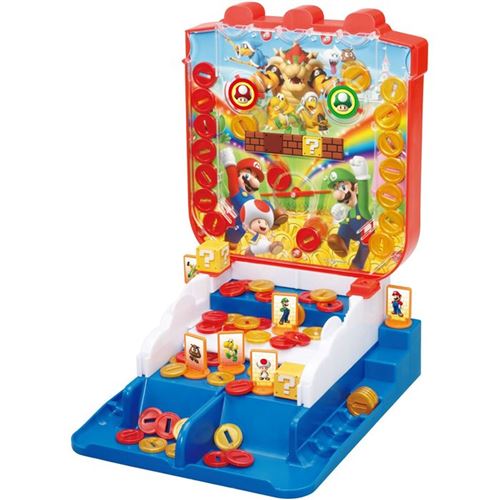 Non Communiqué Multicolore Jeu D'adresse Epoch Games Lucky Coin Game 4+ Super Mario 1-2 Joueurs