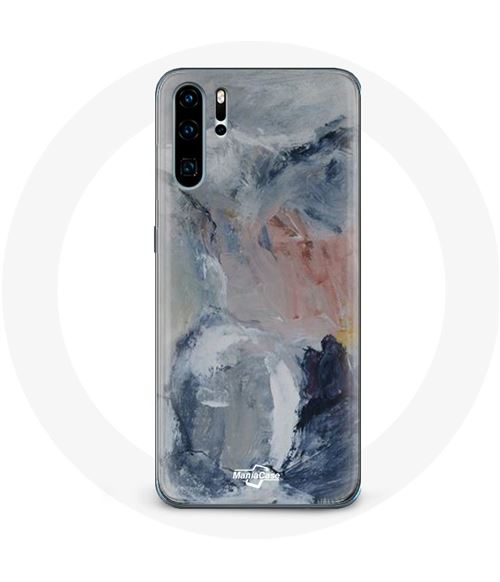 Coque pour Huawei P30 Fond de texture abstraite gris Maniacase