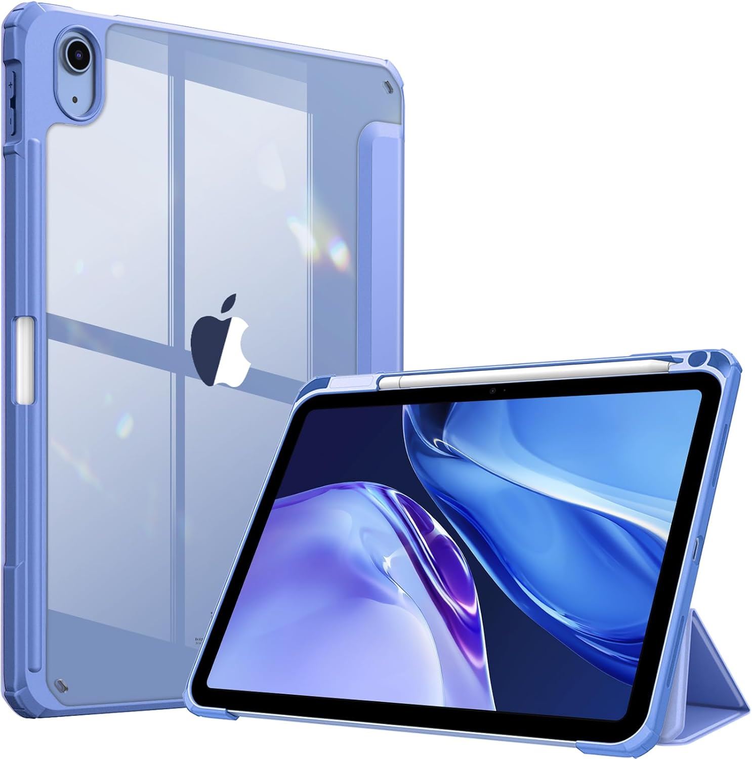 Coque De Protection EasyAcc Pour IPad 11ème Génération 2025 (A16) Et IPad 10ème Génération 10.9" (2022) - Étui Avec Support - Noir