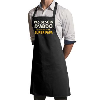 Fabulous Tablier Cuisine Premium Blanc J'Peux Pas J'Ai Copacabana Humour  Blague Apéro : : Cuisine et Maison