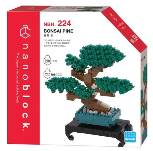 Non Communiqué Multicolore Nanoblock Bonsai Pin 280 Pcs
