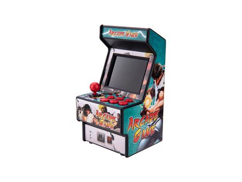 Mini borne d'arcade 156 jeux Look Rétro Modèle 1 TechKidz Multicolore