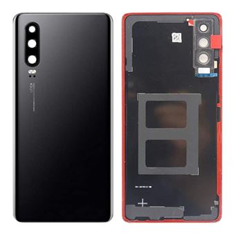 Plaque arrière de remplacement noire pour Huawei P30 (ELE-L29 / ELE-L09) - 1