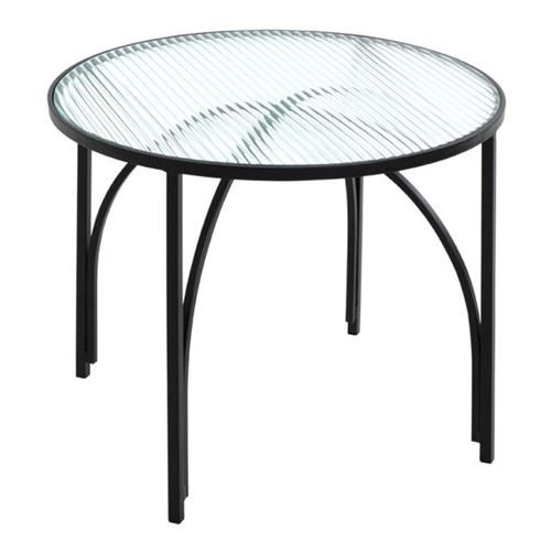 Mes Noir Table D'appoint Ronde - Image 3